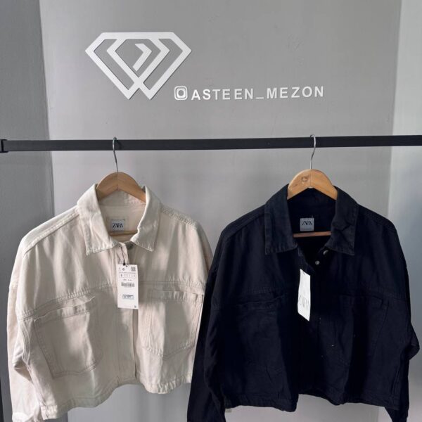 کت کراپ کتان وارداتی(zara)