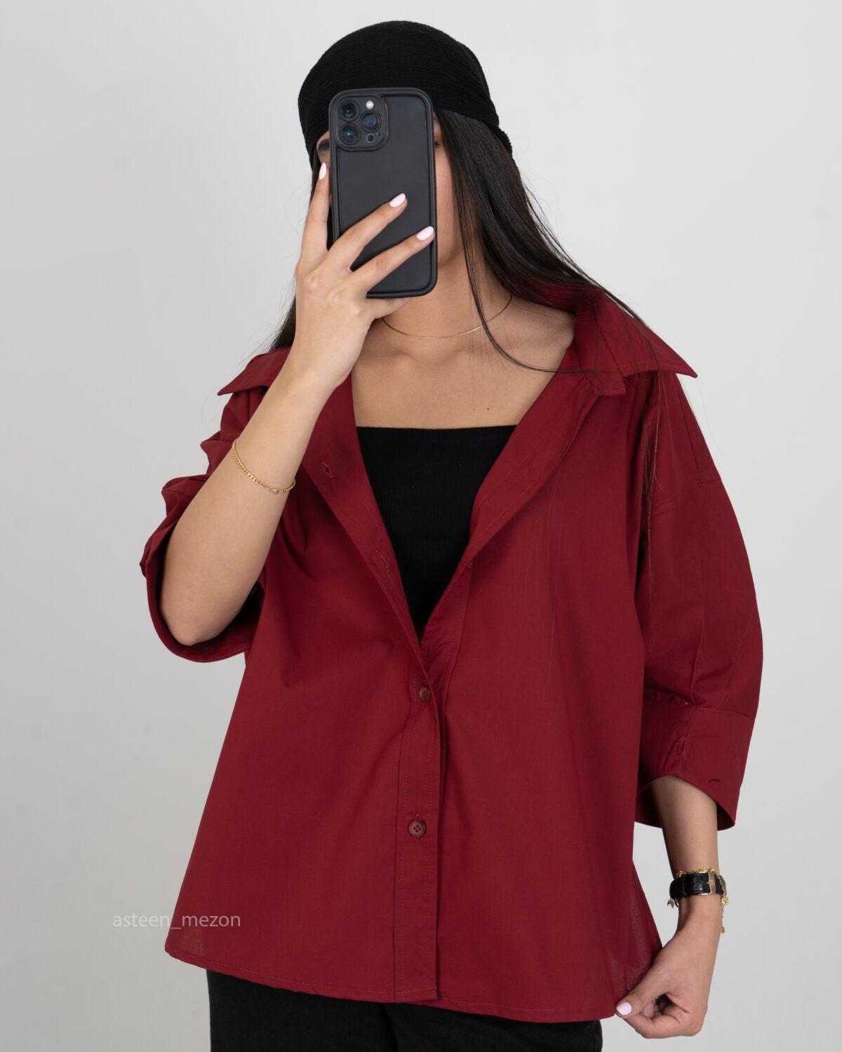 شومیز آستین مربع149231 - Image 6