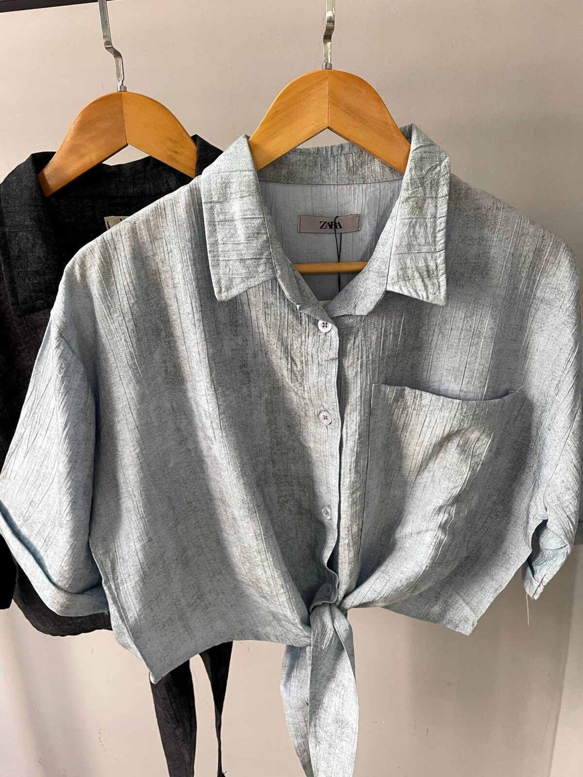 شومیز کراپ گره ای نینا 168866 - Image 4