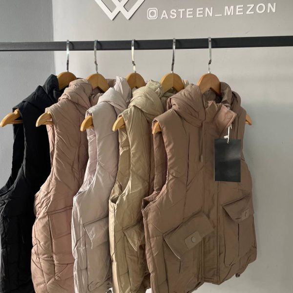 پافرکلاهدار جیب دکمه 180921