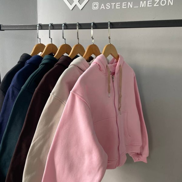 سوییشرت کوتاه کرکی سه نخ181356