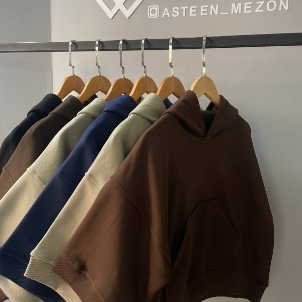 هودی استین سه ربع نیلا 181723