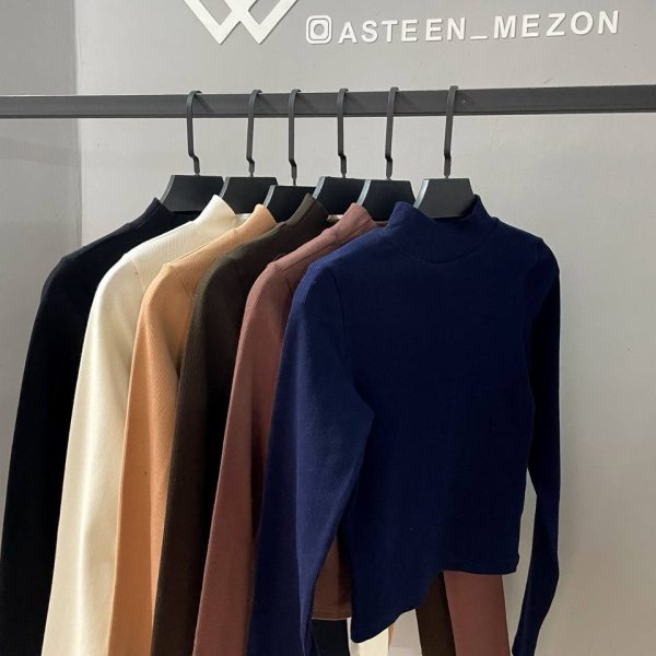 بلوز یقه ایستاده فینگردار املیا 184118